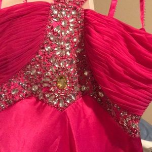 Pink prom dress